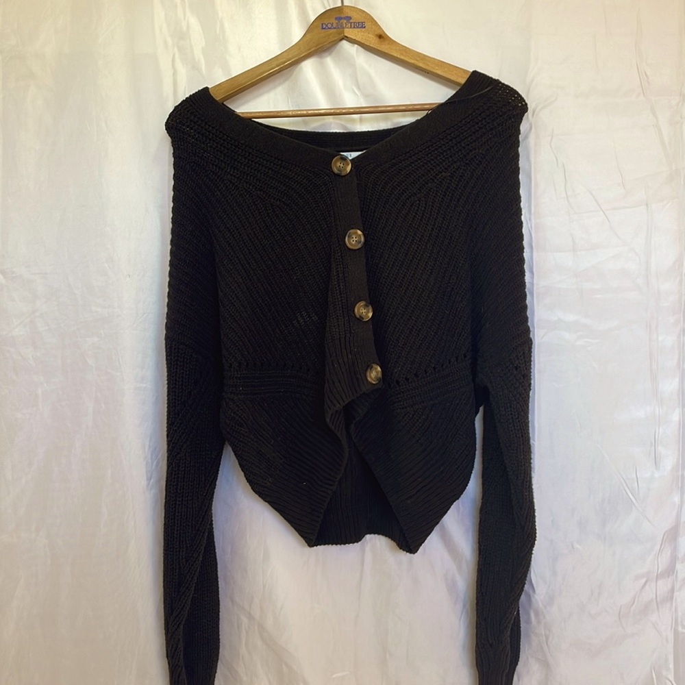 Black Knit Sweater